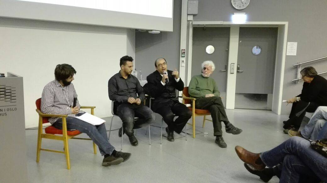 بالصور: سامي ابو شحادة من يافا يشارك في مؤتمر فلسطين والمقاومة في اوسلو 